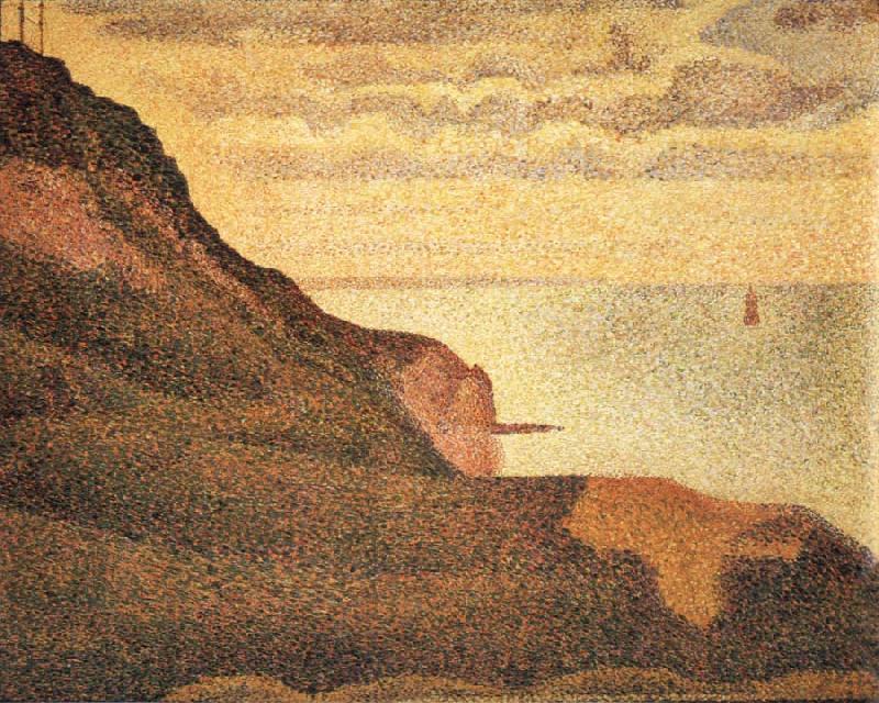 Georges Seurat Port-en-Bessin,Les Grues et la Percee Germany oil painting art